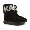 Karl Lagerfeld Logo Detailed Ankle Boots