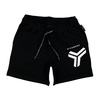 Black Cotton Bermuda Shorts for Men