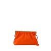 The Bar Clutch Mini in Orange Vegan Leather