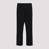 Black Wool Trousers for Men