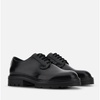 Black Derby Flat Shoes