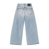 Blue Denim Wide Leg Jeans