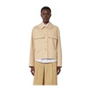 Short Cotton Gabardine Jacket