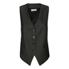 Viscose Waistcoat Tie Elegant Fashion