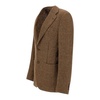 Brown Wool Blazer Houndstooth Pattern