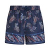 Straight-Leg Mid-Length Paisley-Print Swim Shorts