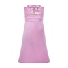 Lilac Satin Trapeze Dress