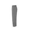 Gray Polyester Pants with Foldover Waist