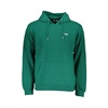 Green Hooded Sweatshirt with Brushed Finish