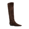 Brown Leather Knee-High Boots