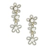 Daisy Crystal Pearl Earrings