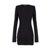 Black Mini Dress with Long Sleeves