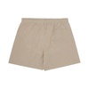 Beige Striped Boxer Shorts with Pockets