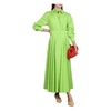 Green Cotton Shirt Dress