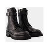 Cisse Combat Boots - Leather - Black