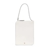 Ivory Smooth Leather Shoulder Bag