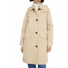 Beige Trench Coat with Removable Hood