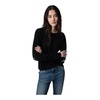 Black Cashmere Star Patch Sweater