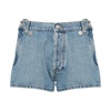 Denim Shorts with Belt Loops and Pockets