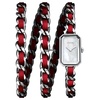 Women`s Quartz Watch with Mother of Pearl Dial and Steel Strap