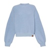 Blue Wool Blend Crewneck Sweater