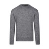 Round Neck Sweater in Medium Grey