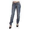 Washed Cotton Low Waist Slim Fit Denim Pants