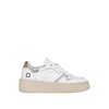 White Platinum Leather Sneakers