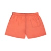 Orange Boxer Shorts with Side Pockets