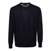 Navy Round Neck Pullover Sweater