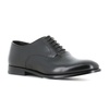 Black Leather Oxford Lace-up Shoes