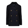 Woolen Coat Double Breasted Long Sleeves