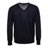 Navy V Neck Pullover Sweater