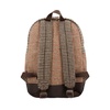 Wool-Effect Plaid Backpack with Prince of Wales Pattern