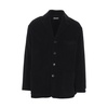 Black Ribbed Velvet Jacket