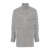 Grey Overshirt Casual Fashion Style