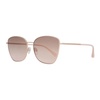 Rose Gold Butterfly Sunglasses with Gradient Lenses