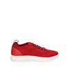 Red Casual Textile Sneakers