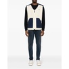 Cozy Fleece Vest Jacket Cream/Navy