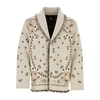 Embroidered Jacquard Bandana Cardigan