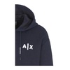 Blue Hooded Sweatshirt Trendy Casual Style