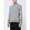 Gray High Neck Sweater AW24