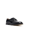 Leather Derby Shoe, Round Toe, Glossy Finish