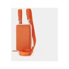 Neck Pouch - Maison Kitsuné - Orange - Leather