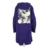 Purple Hooded Cotton Parka SS21