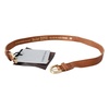 Leather Double Buckle Waist Belt