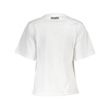 Chic Slim Fit White Tee with Signature Print