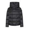 Black Hooded Puffer Coat