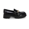 Black Plain Slip-on Rubber Shoes