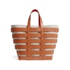 Camel Leather Tote Bag